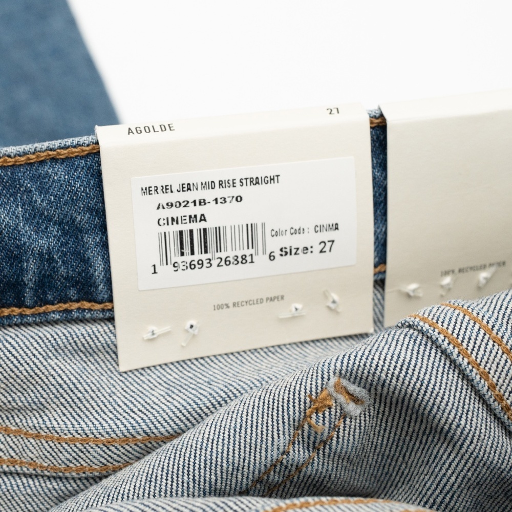 AGOLDE - Merrel Mid‎ Rise Straight Jeans - Picture 12 of 15